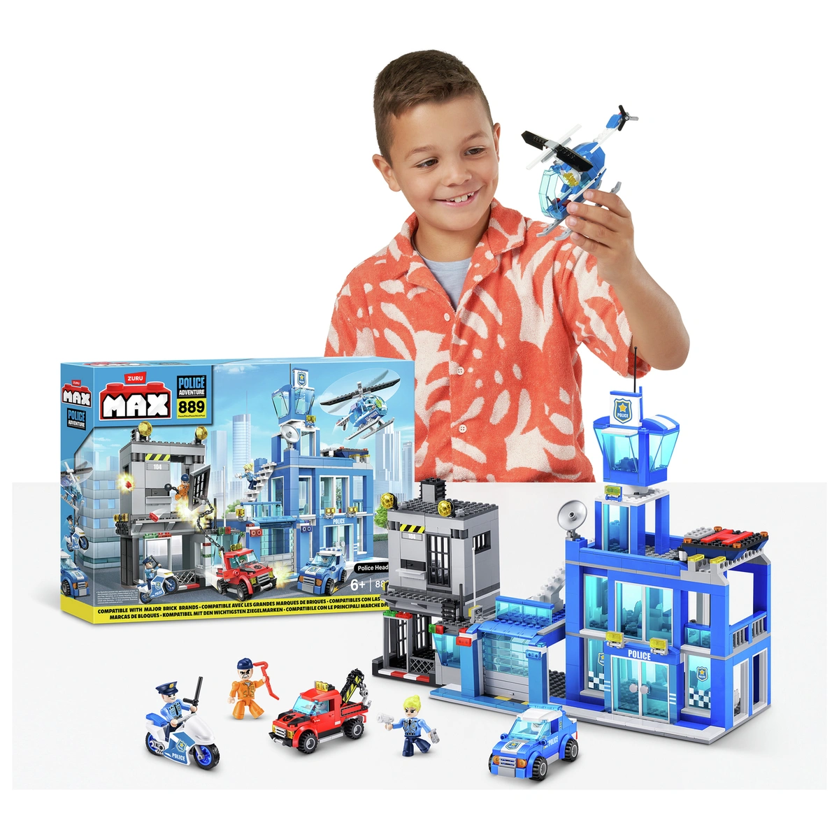 Zuru Max City 889 Police Station Playset