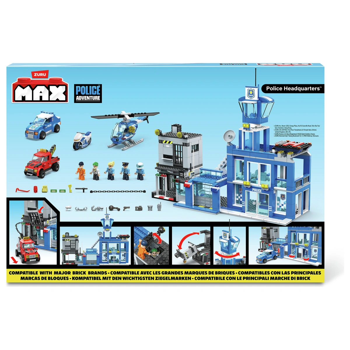 Zuru Max City 889 Police Station Playset