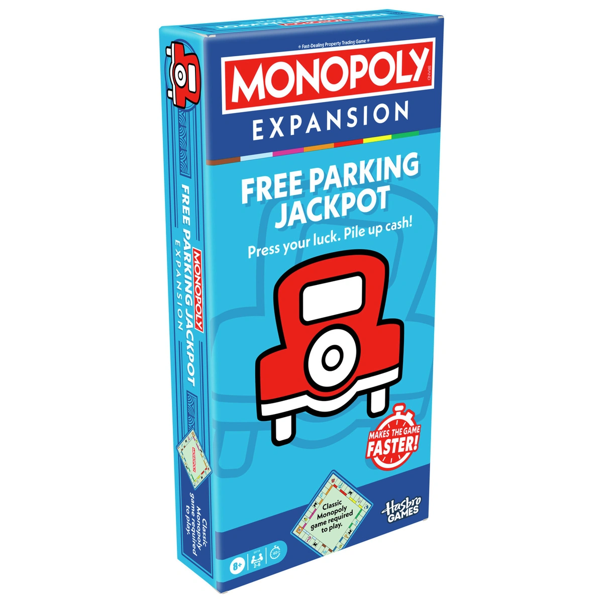 Hasbro Monopoly Free Parking Jackpot Expansion Game
