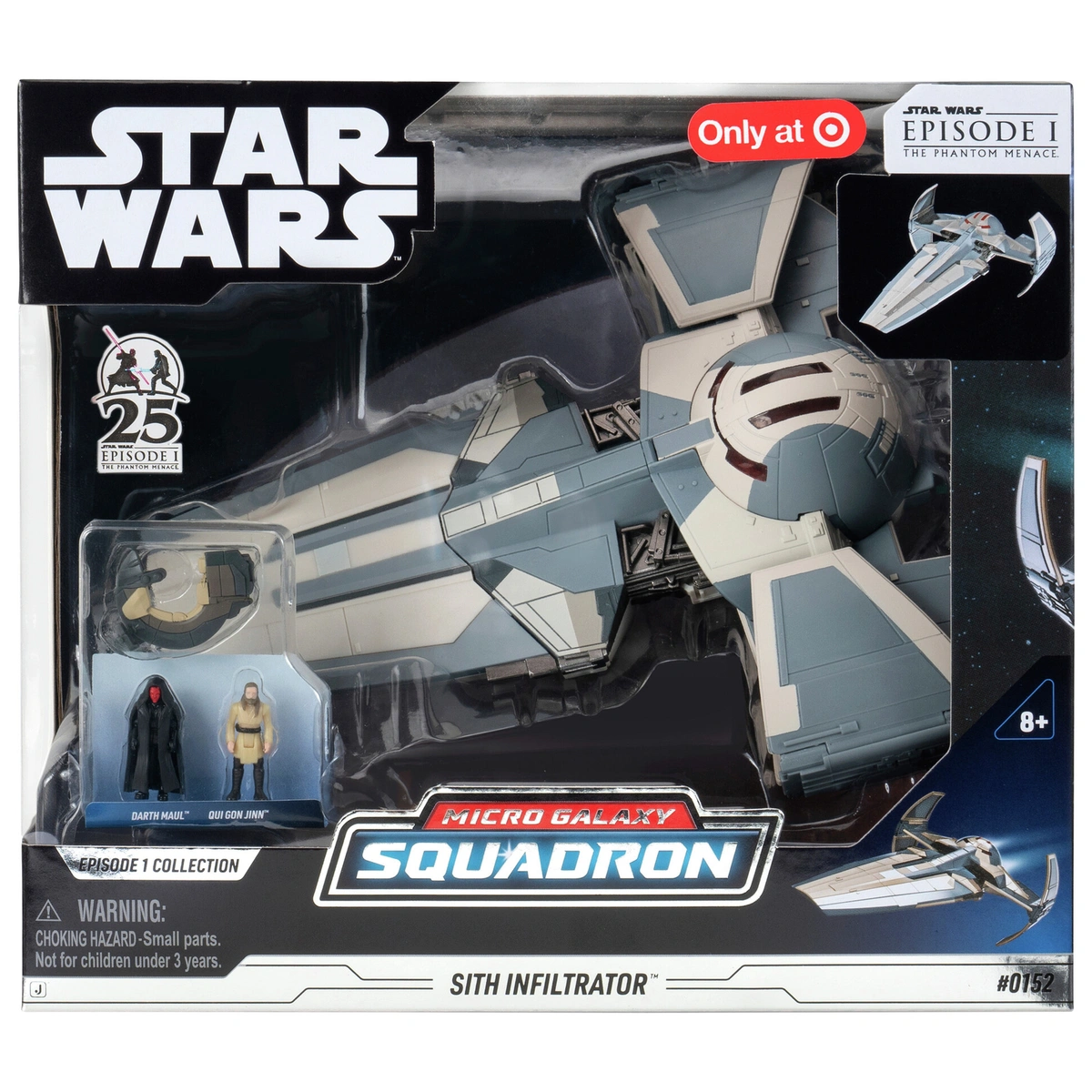 Star Wars 10-Inch Micro Galaxy Squadron Sith Infiltrator
