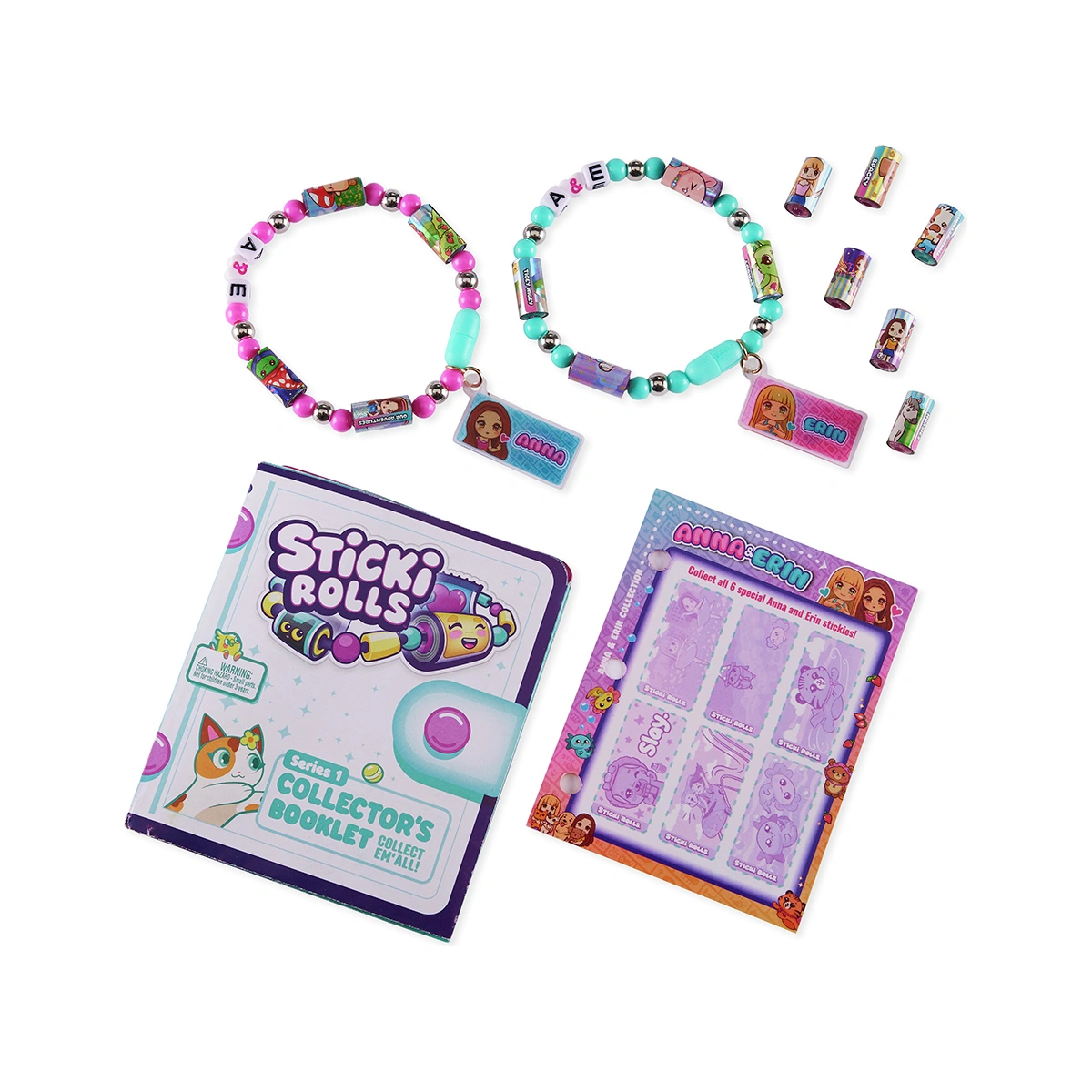 Sticki Rolls Anna & Erin BFF Bracelet Pack