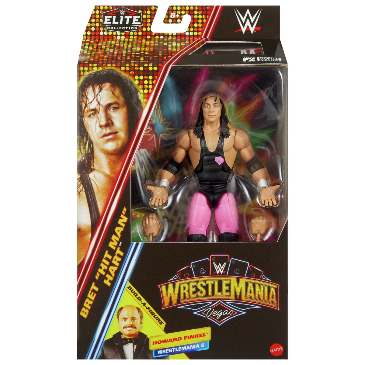 WWE Elite Premium Live Event Bret Hart Action Figure Set
