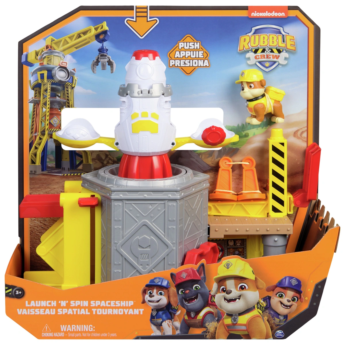 Rubble & Crew Launch And Spin Spaceship