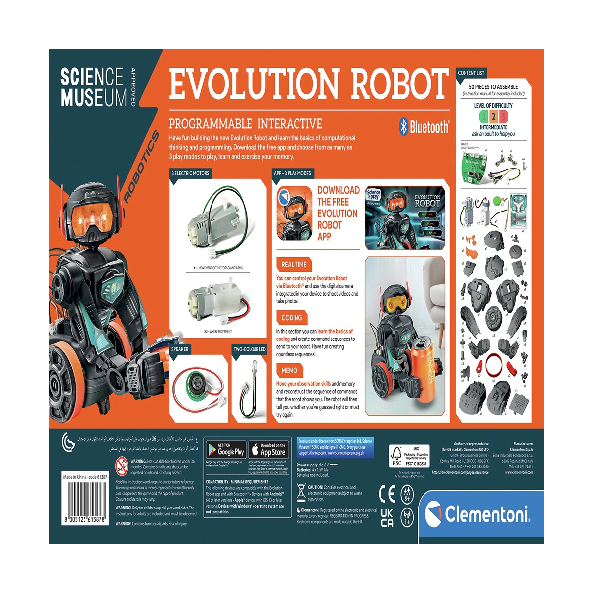 Clementoni Science Museum Evolution Robot 2