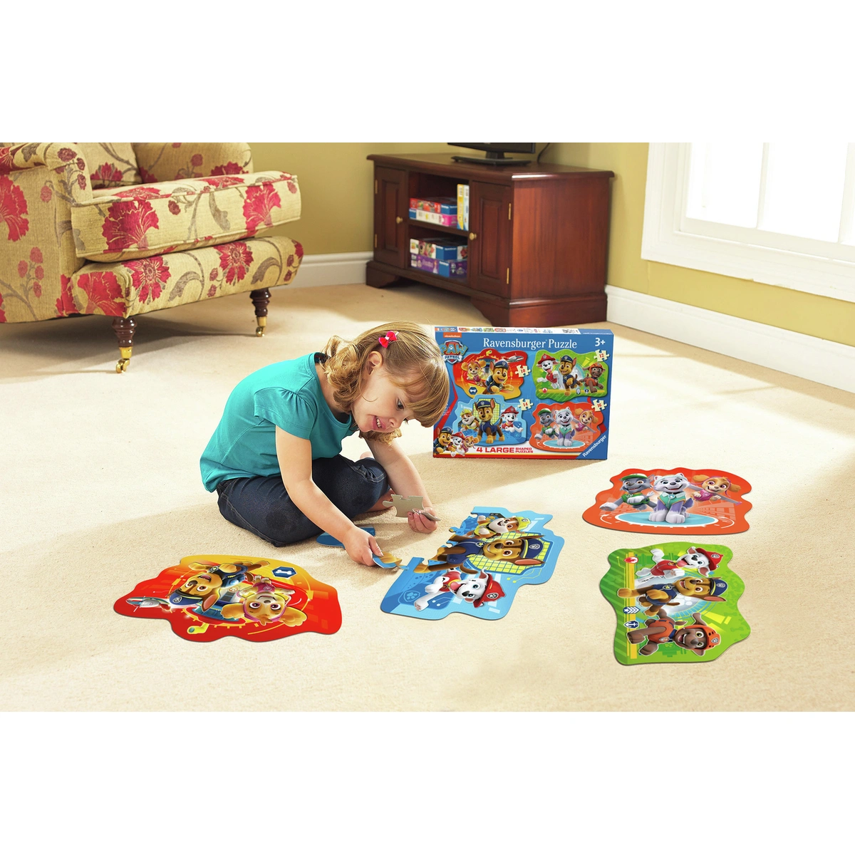Ravensburger PAW Patrol Floor 4 Shaped Jigsaw Puzzles