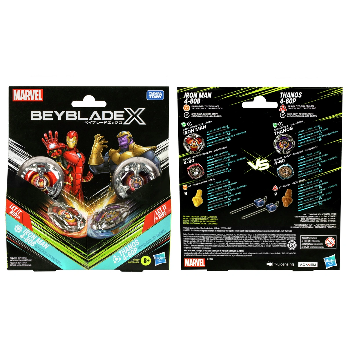 Beyblade Thanos Iron Man Collaboration Multi Pack