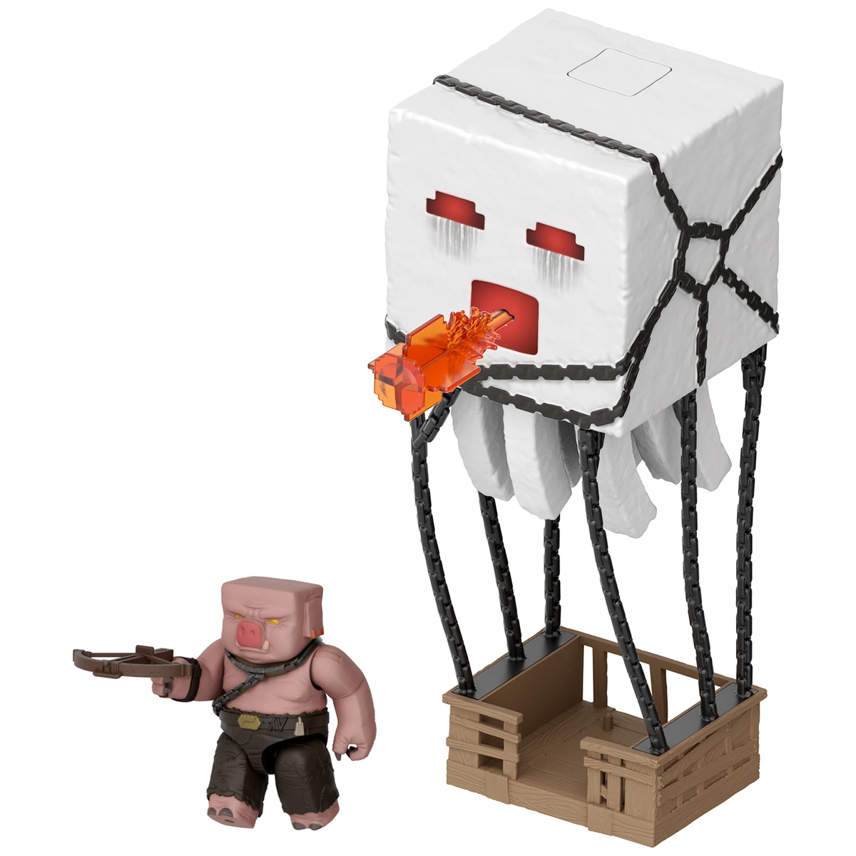 Minecraft Movie Blast Attack Ghast Action Figure Set