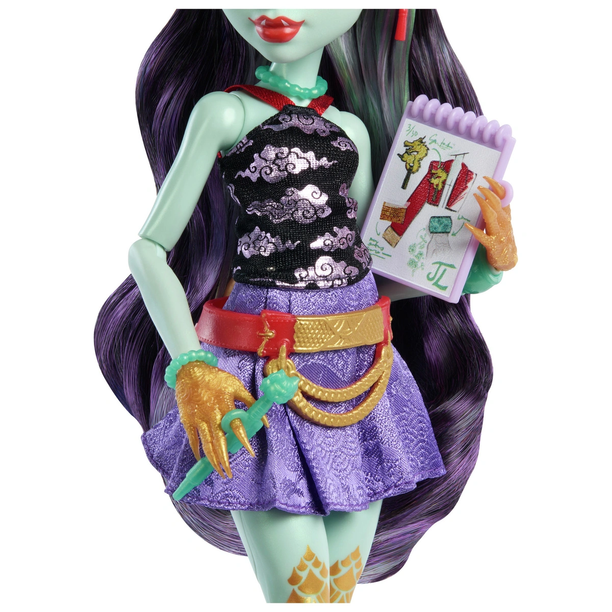 Monster High Jinafire Long Fashion Doll with Accessories