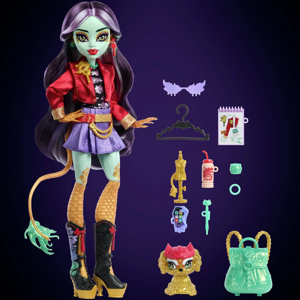 Monster High Jinafire Long Fashion Doll with Accessories