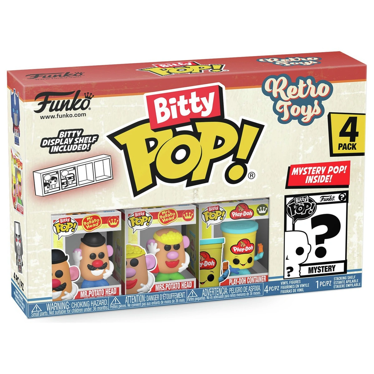 Funko Bitty POP Mr Potato Head Figure-Pack of 4
