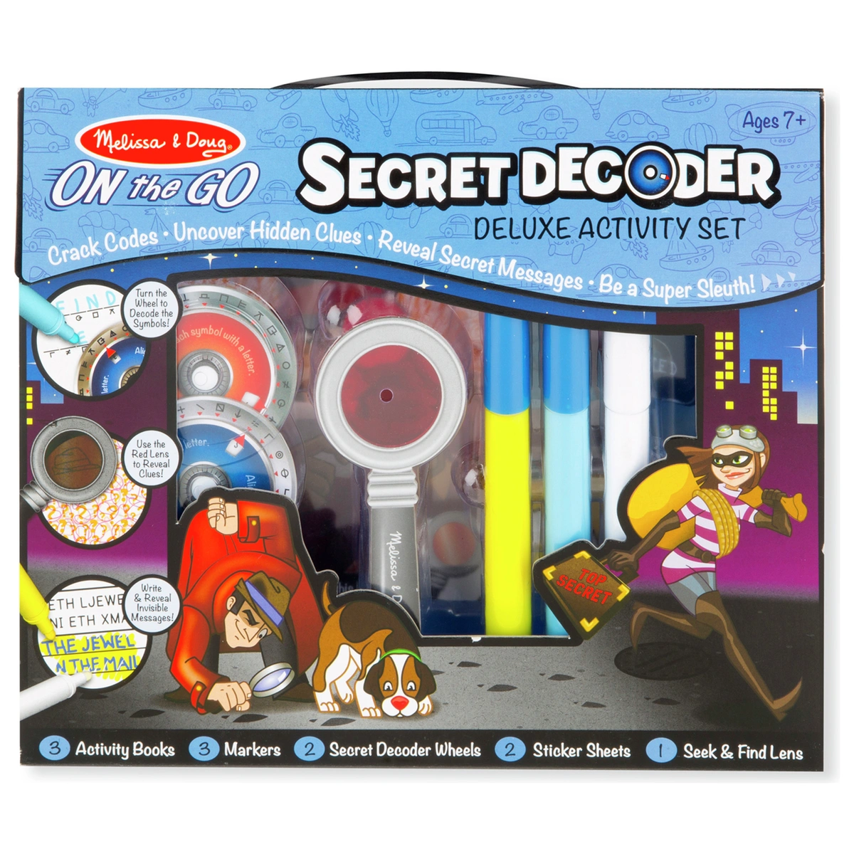 Melissa & Doug Secret Decoder Deluxe Activity Kit
