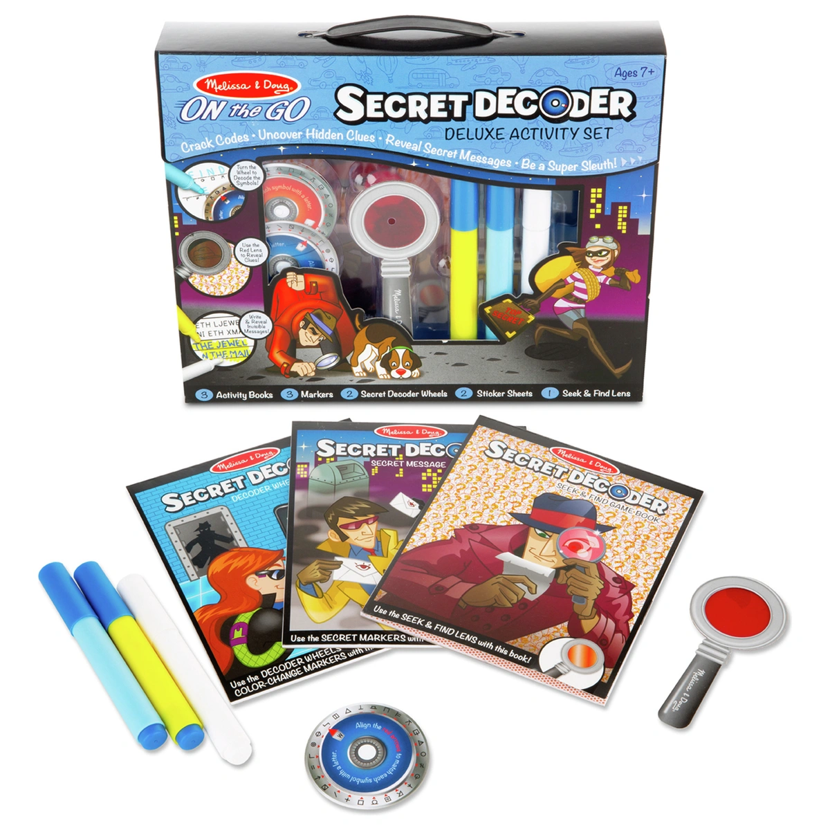 Melissa & Doug Secret Decoder Deluxe Activity Kit