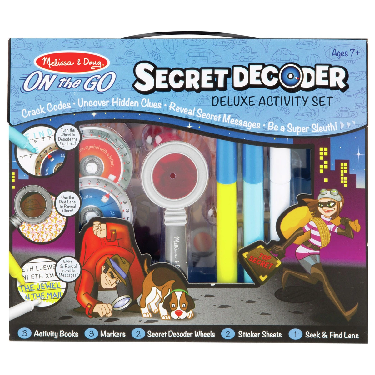 Melissa & Doug Secret Decoder Deluxe Activity Kit