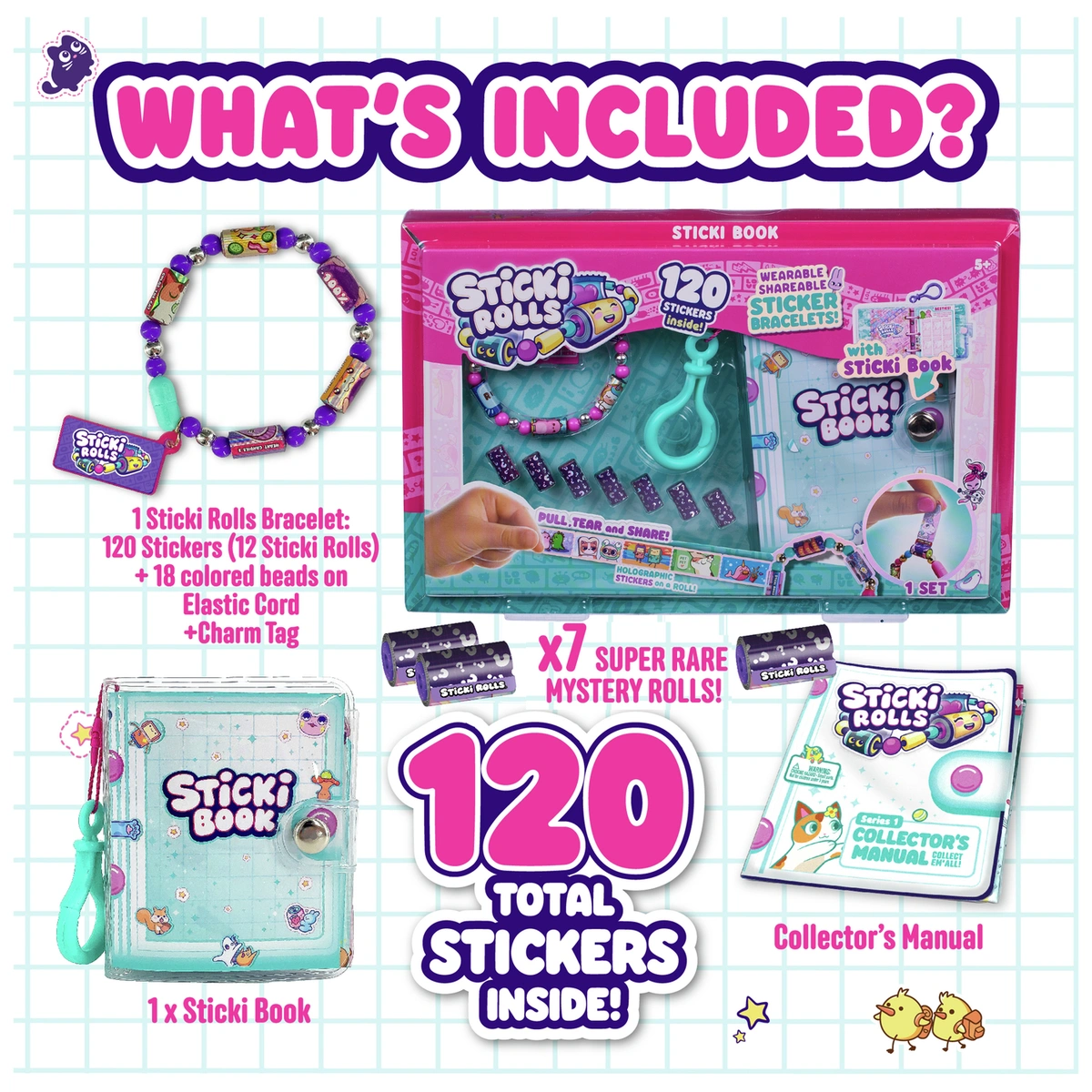 Sticki Rolls Sticki Book