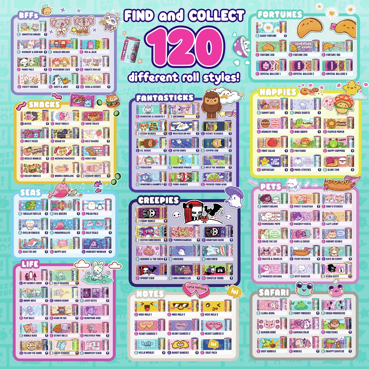 Sticki Rolls Sticki Book