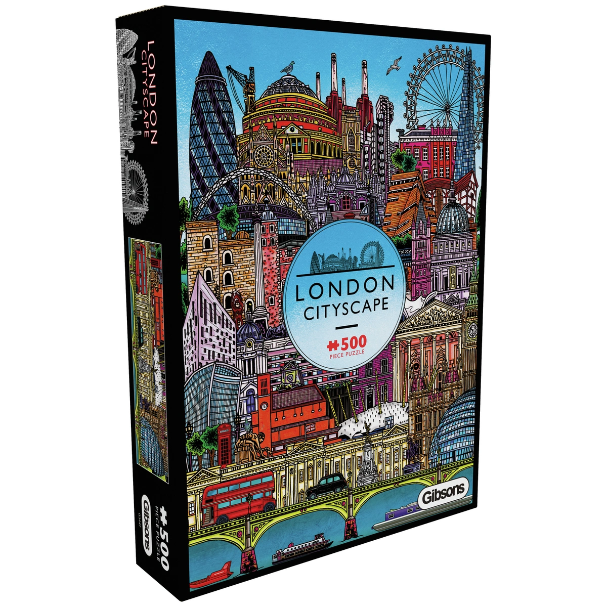 Gibsons London Cityscape 500 Piece Jigsaw Puzzle