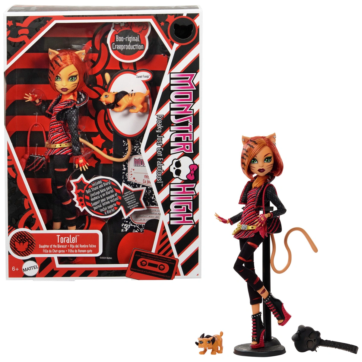 Monster High Booriginal Creeproduction Toralei Fashion Doll