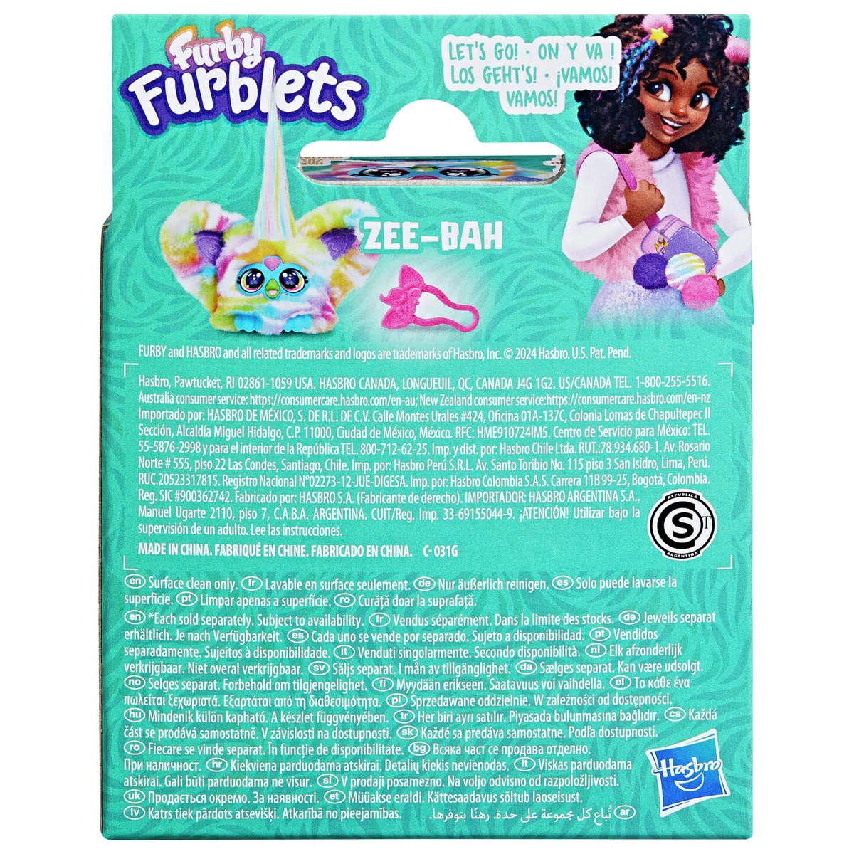 Hasbro Furby Furblet Zee Bah Interactive Plush Toy