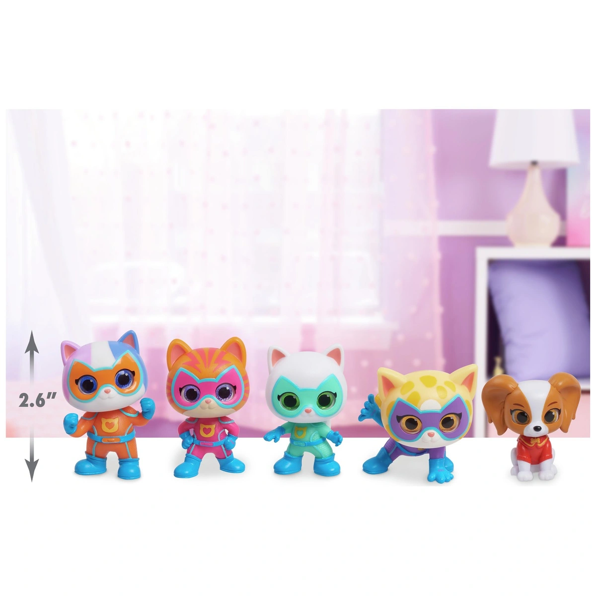 Disney Junior Super Kitties Hero Squad Figure Set