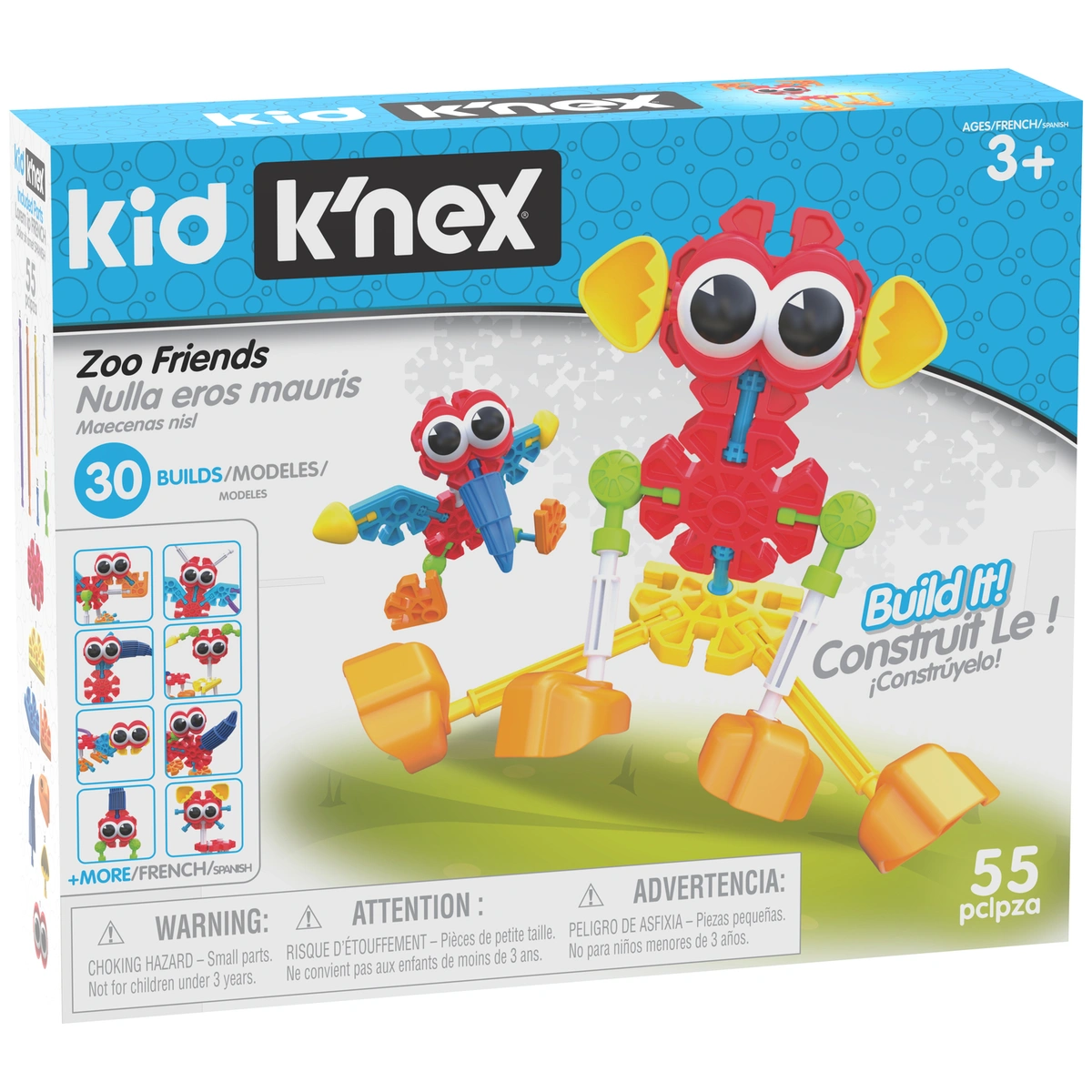 Knex Zoo Friends 55 Pieces Playset