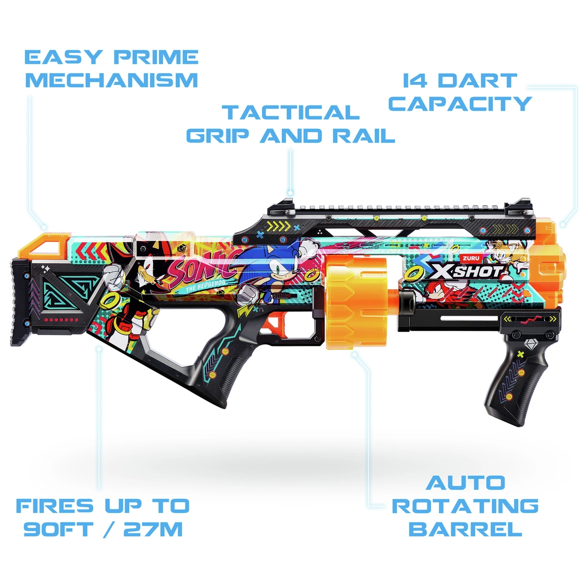XSHOT SKINS LAST STAND Hyper Spike, Sonic Blaster