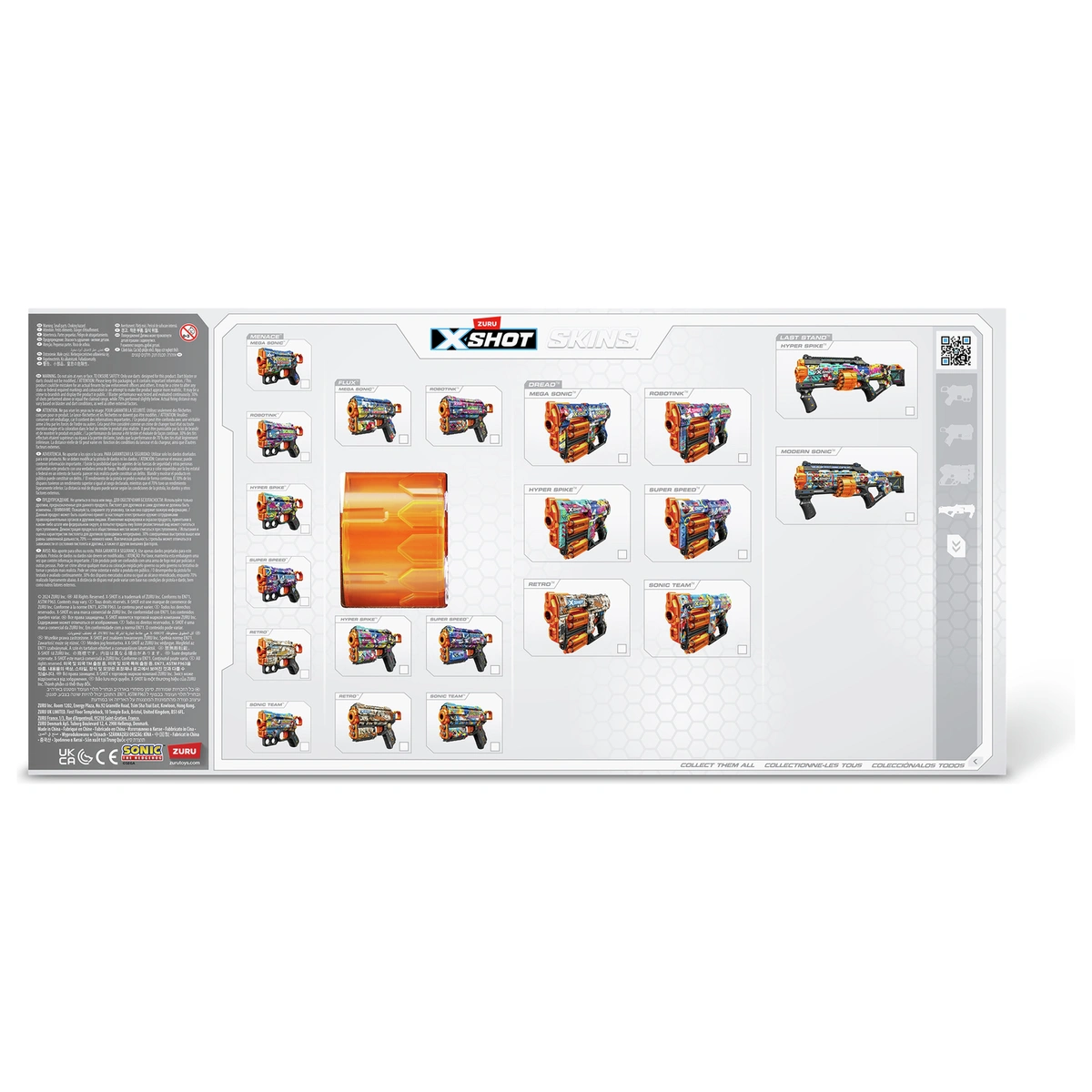 XSHOT SKINS LAST STAND Hyper Spike, Sonic Blaster