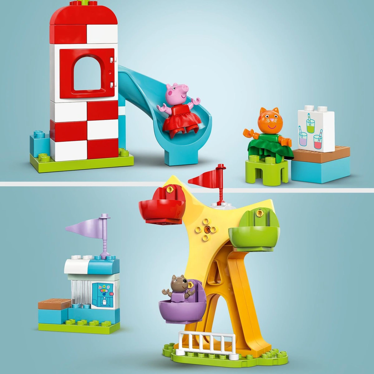 LEGO DUPLO Peppa Pig Funfair Toddler Learning Toy 10453