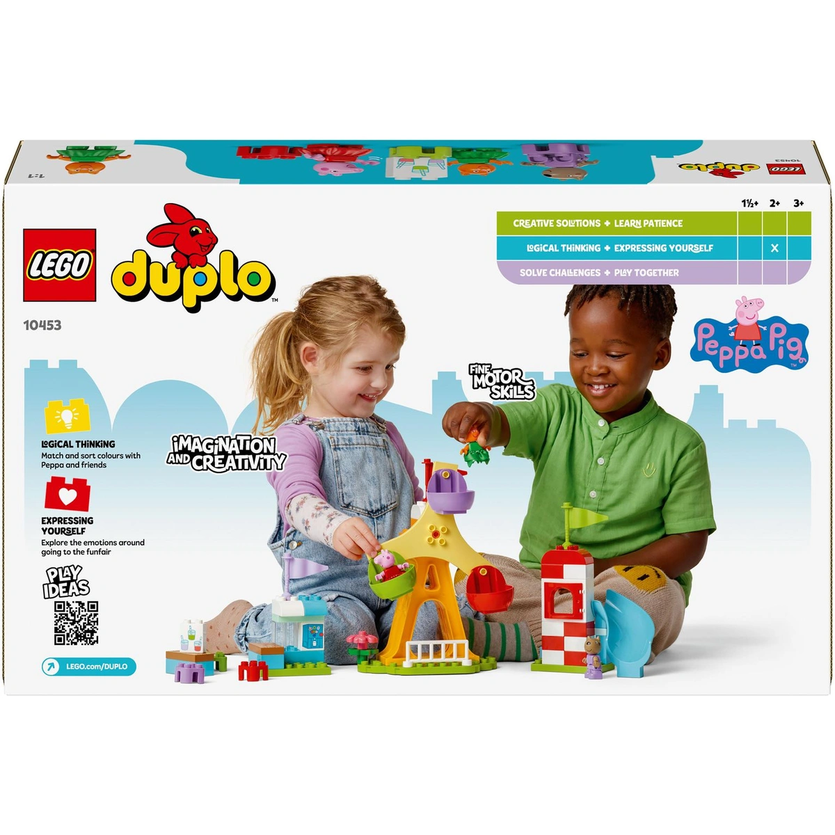 LEGO DUPLO Peppa Pig Funfair Toddler Learning Toy 10453