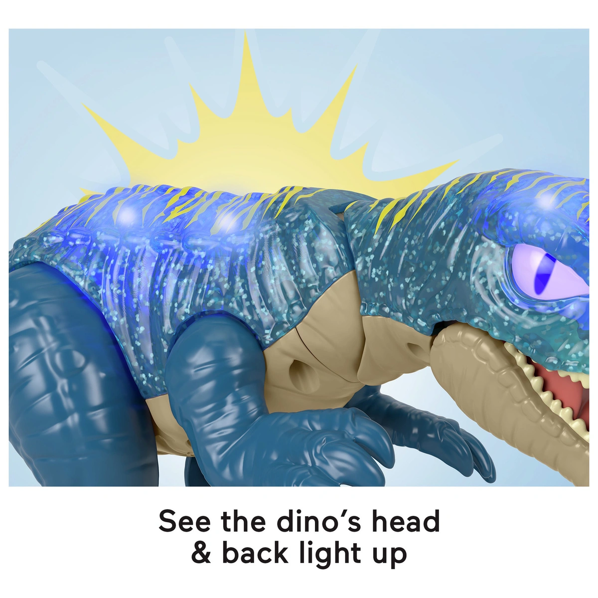 Imaginext Jurassic World Growl & Glow Baryonyx Dinosaur Toy