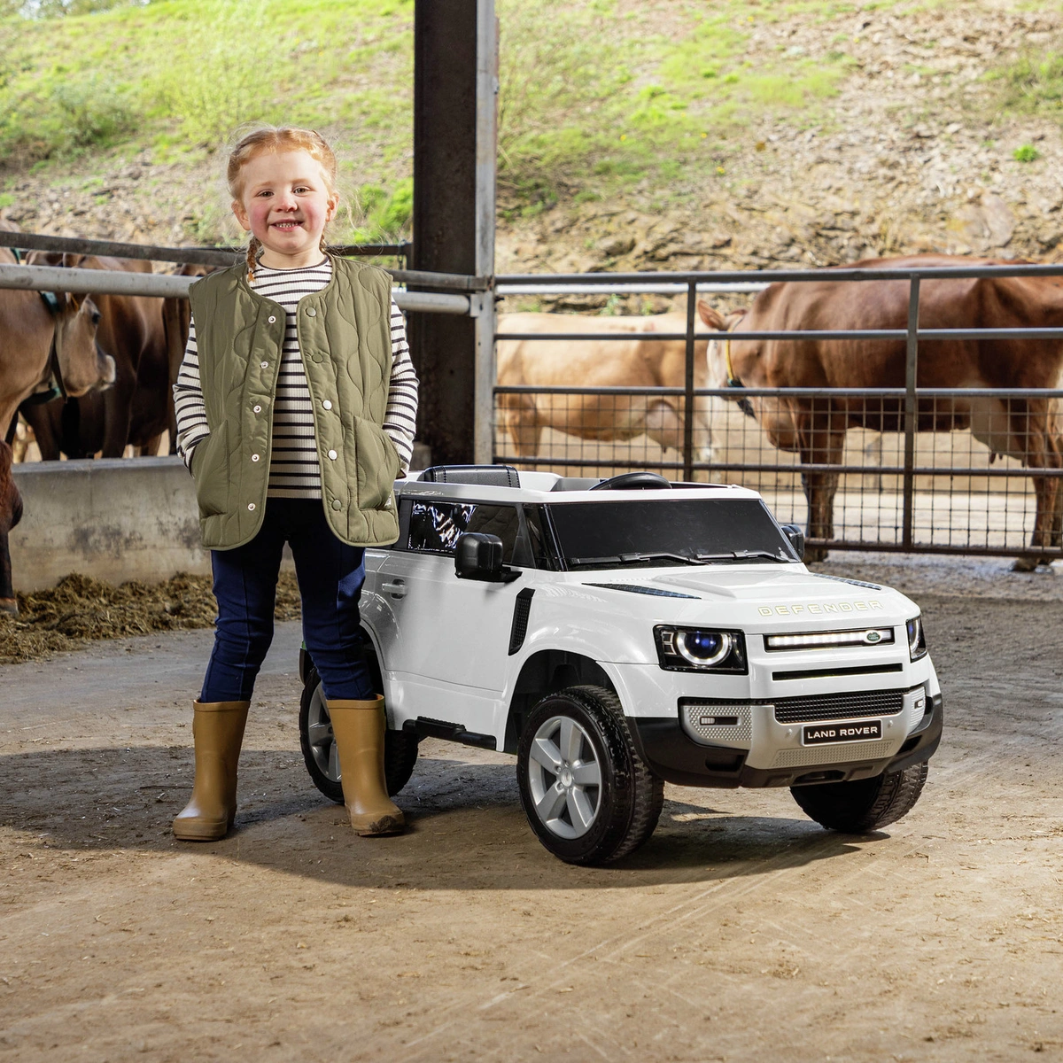 Xootz Land Rover Defender 12V Powered Vehicle