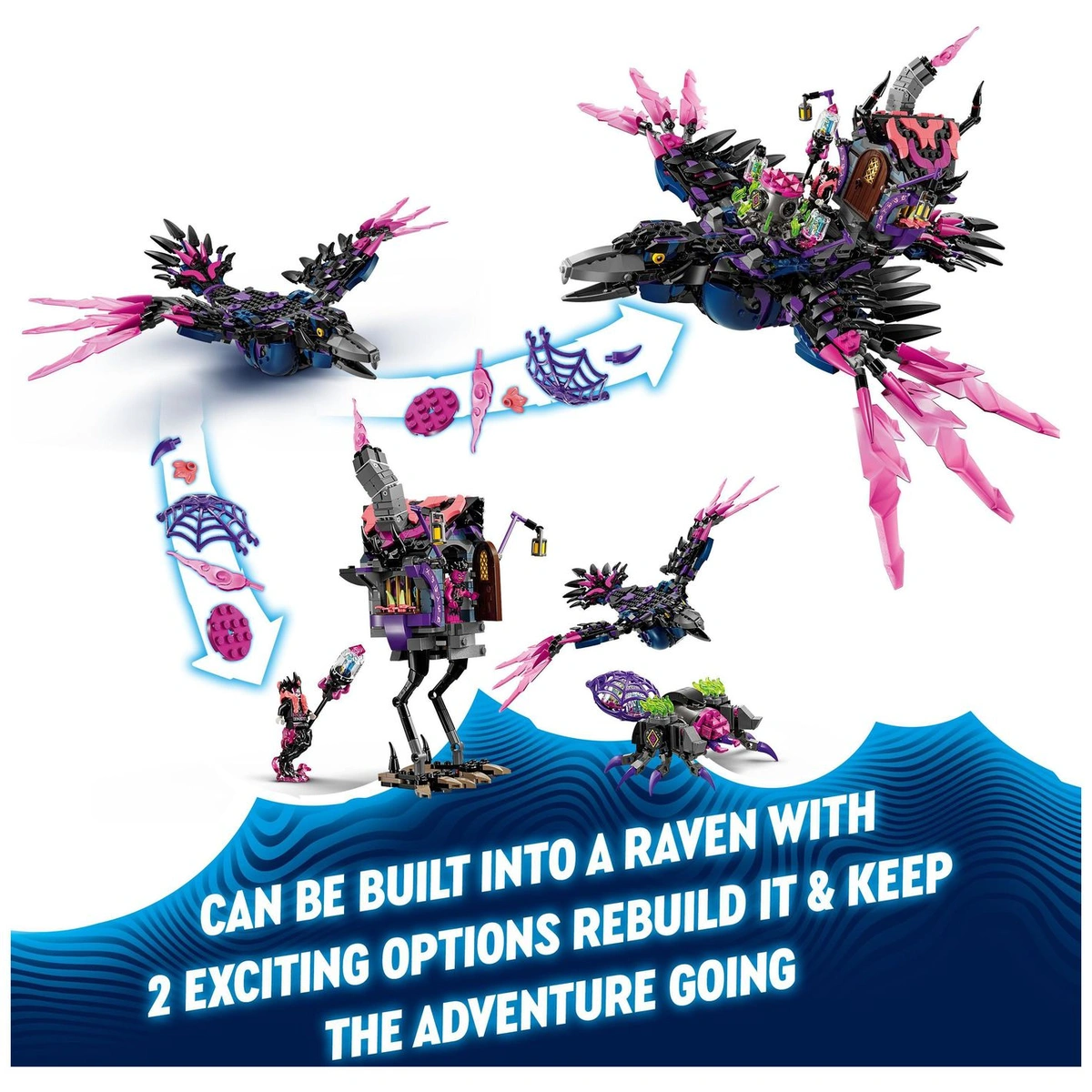 LEGO DREAMZzz The Never Witch's Midnight Raven Toy Set 71478