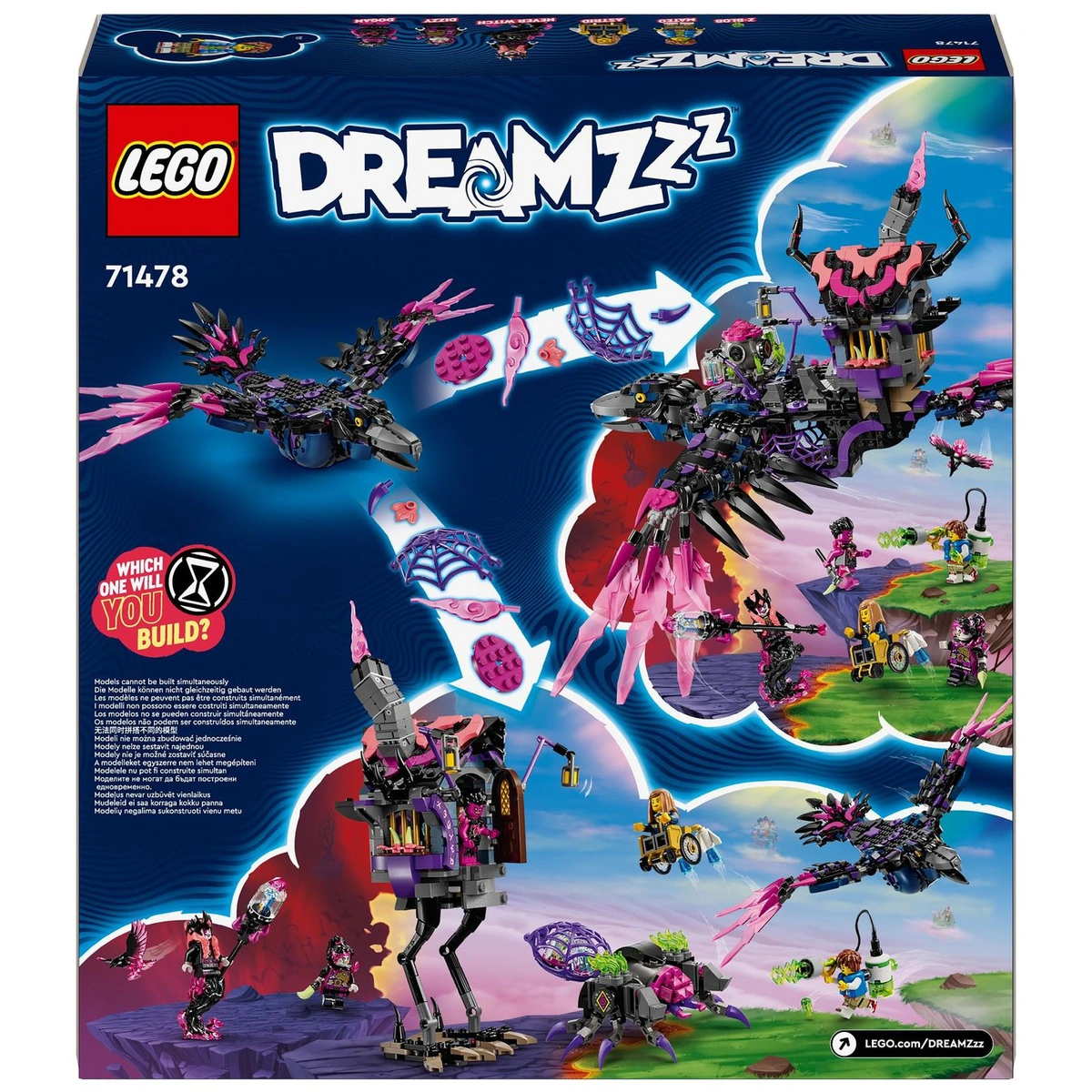 LEGO DREAMZzz The Never Witch's Midnight Raven Toy Set 71478