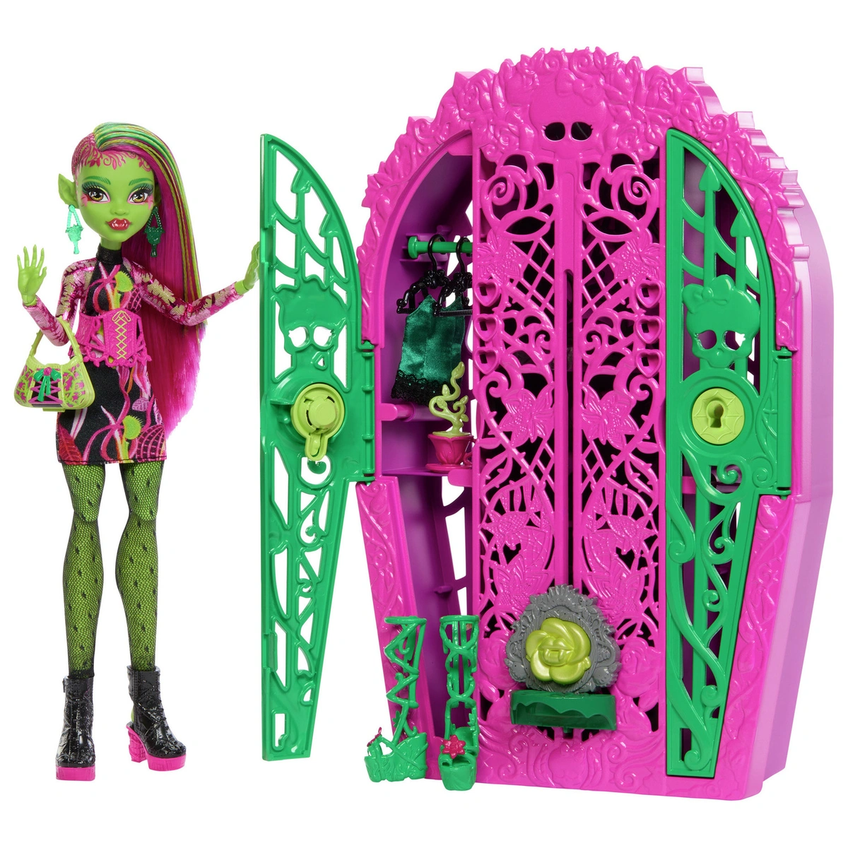 Monster High Skulltimate Secrets Venus Doll & 19+ Surprises