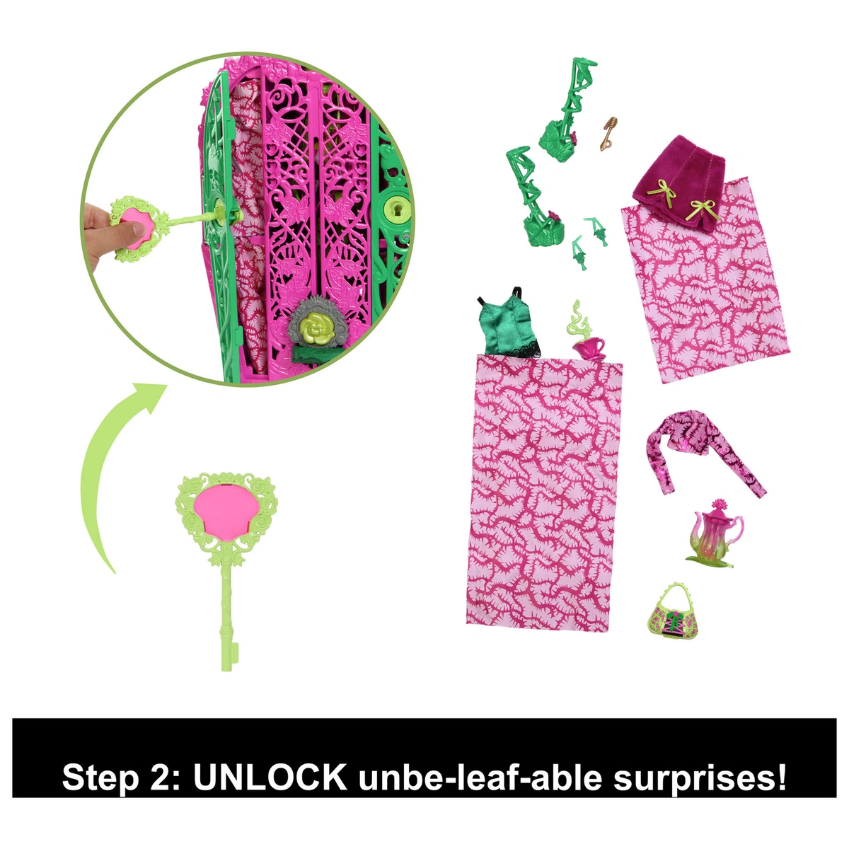 Monster High Skulltimate Secrets Venus Doll & 19+ Surprises