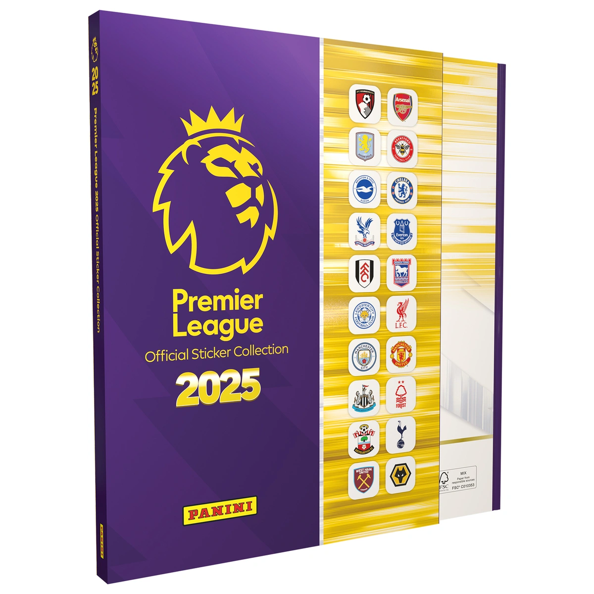Panini Premier League Hardback Binder Sticker Collection