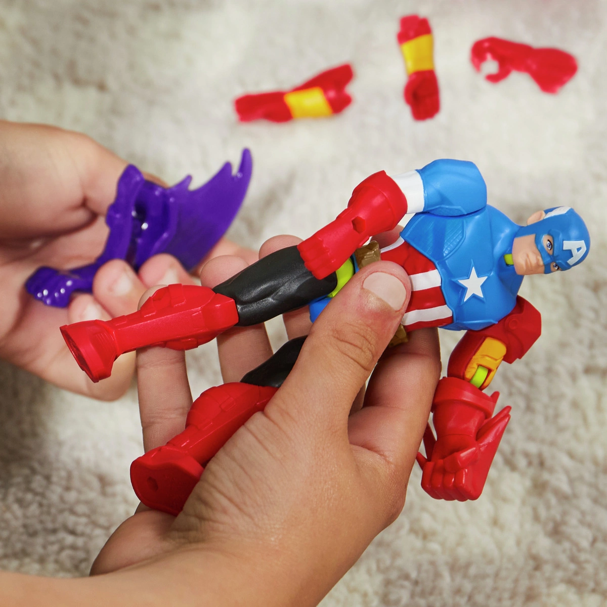 Mixmashers Marvel  Captain America Figure