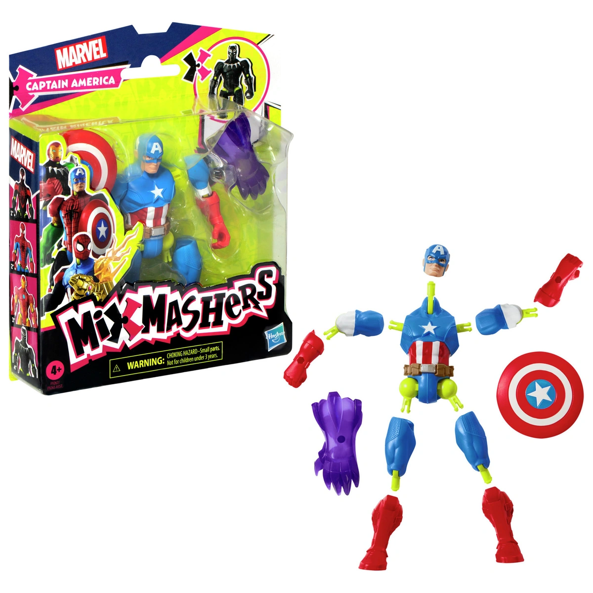 Mixmashers Marvel  Captain America Figure