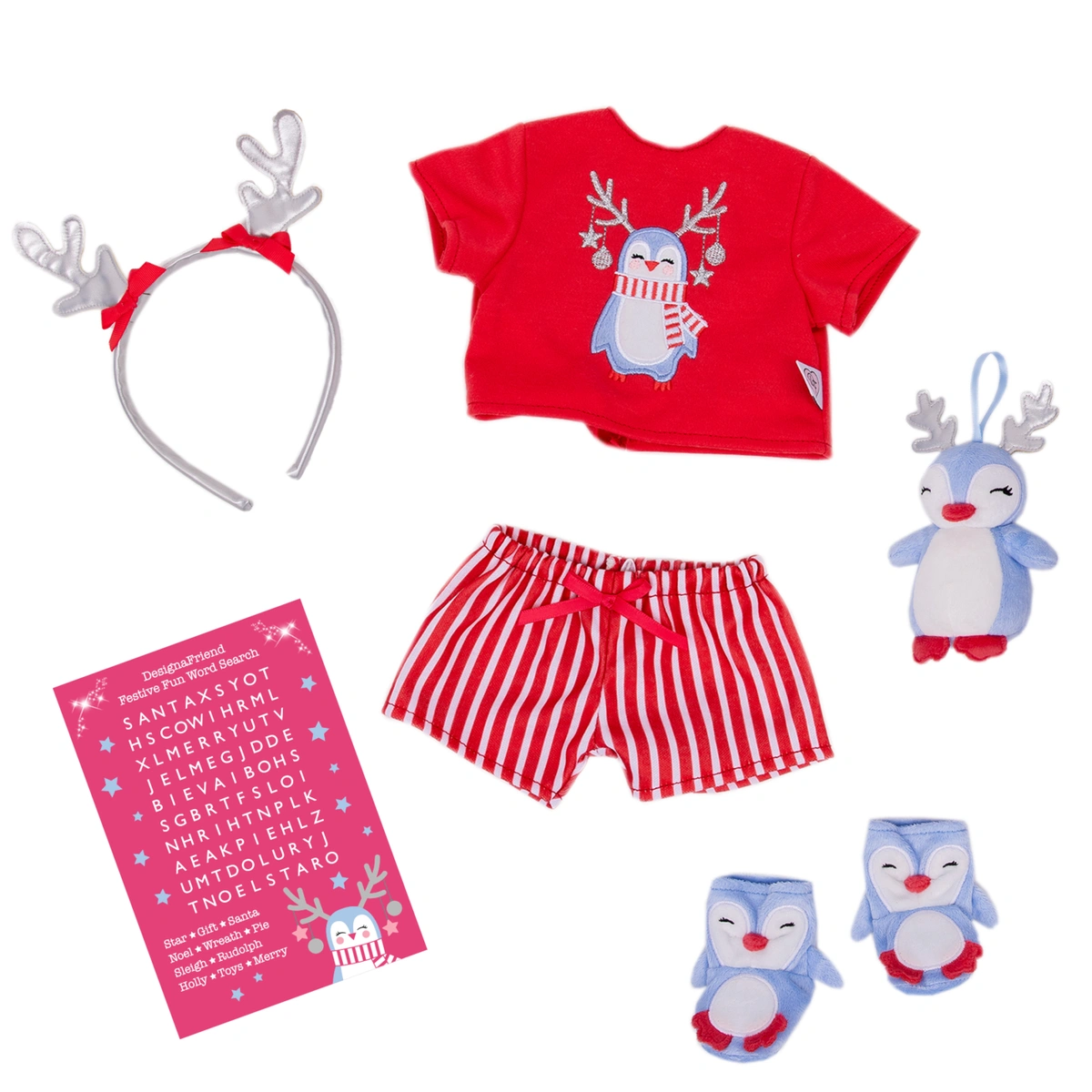 DesignaFriend Penguin Christmas Eve Set