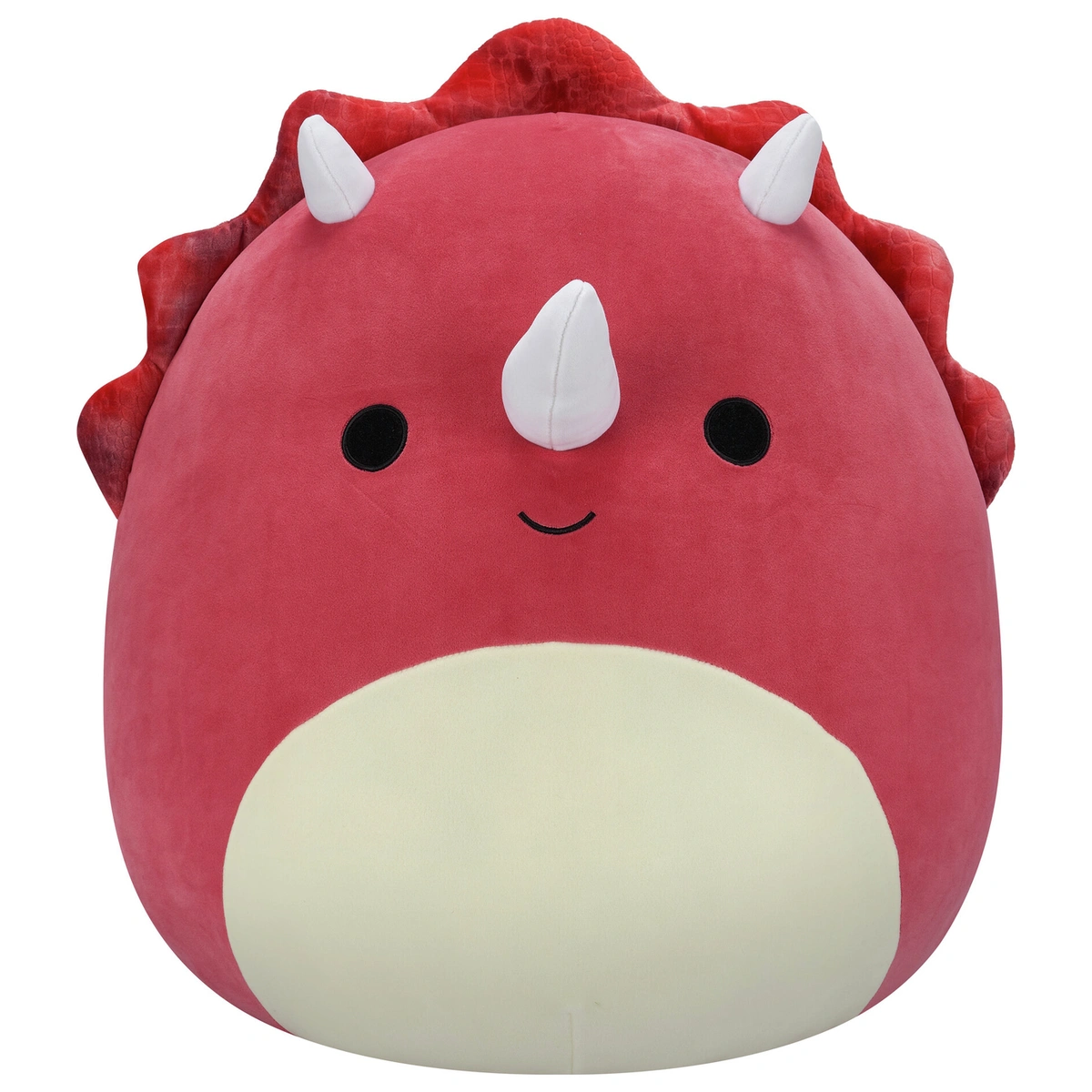 Squishmallows Tristan Red Triceratops Plush