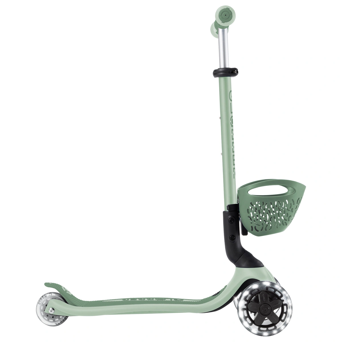 Globber Go Up Baby 360 Lights 3 Wheel Scooter – Sage