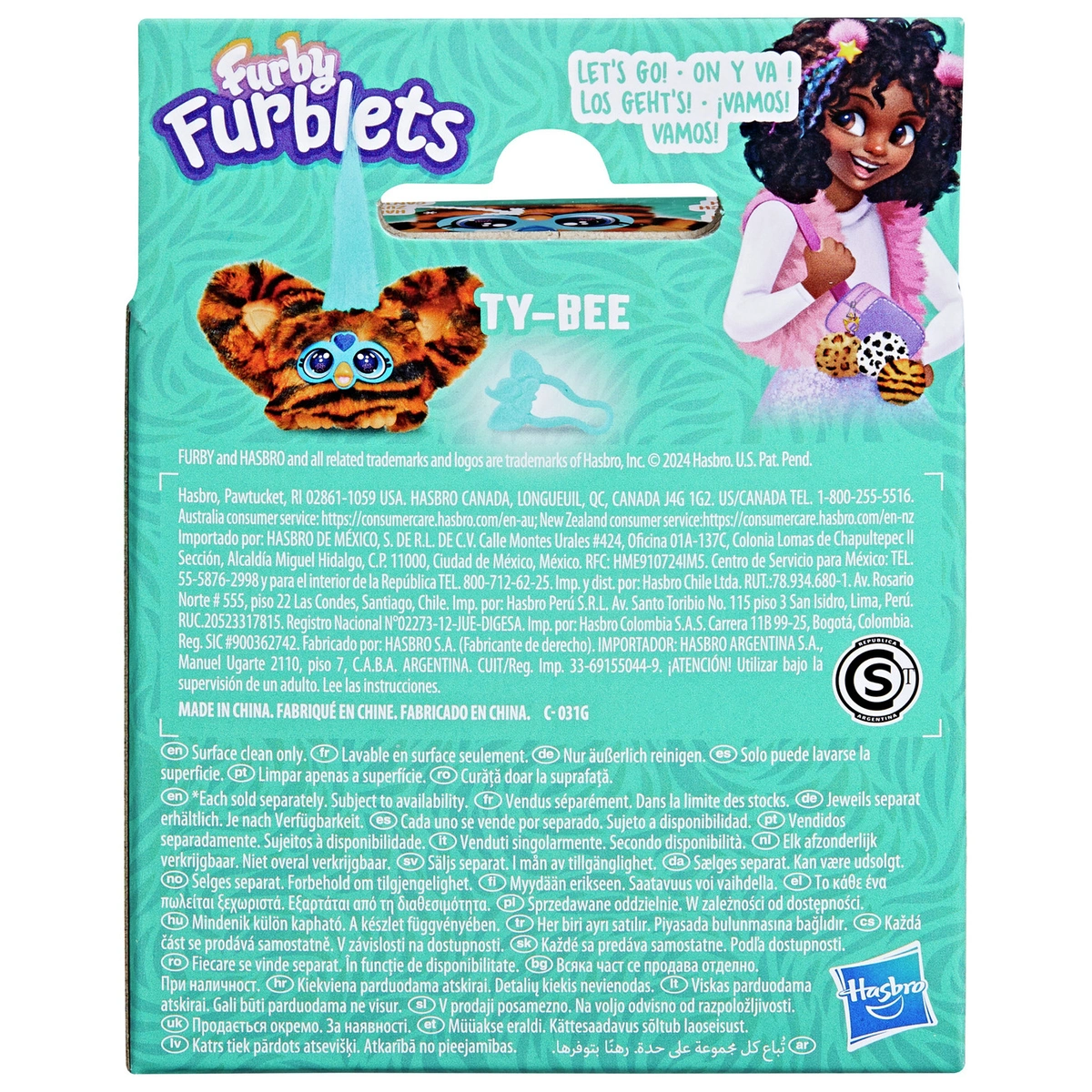 Hasbro Furby Furblet Ty-Bee Interactive Plush Toy