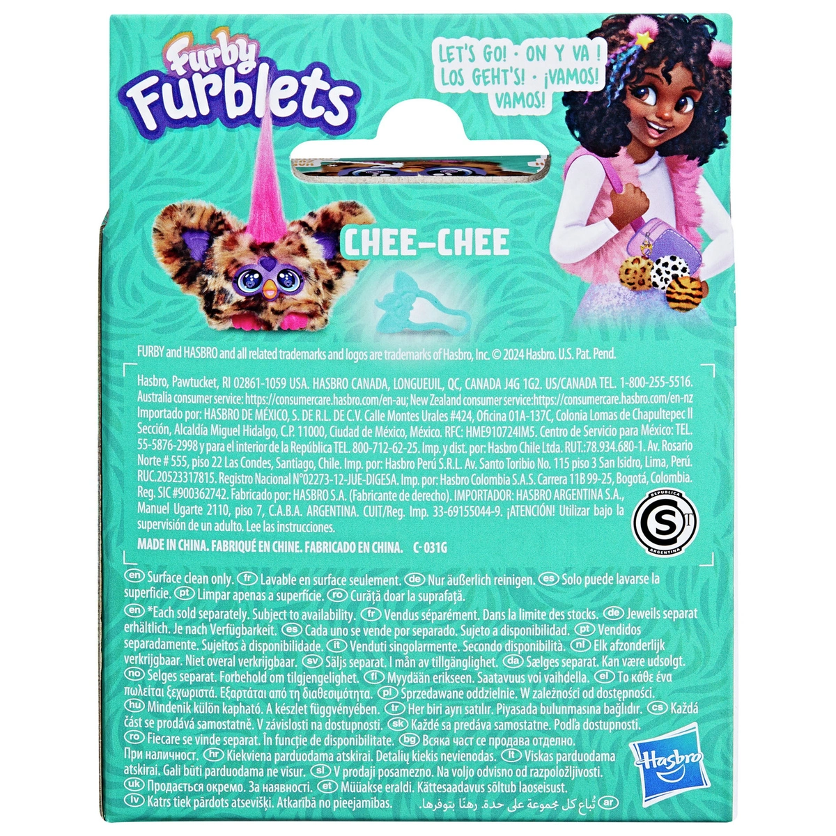 Hasbro Furby Furblet Chee Chee Interactive Plush Toy