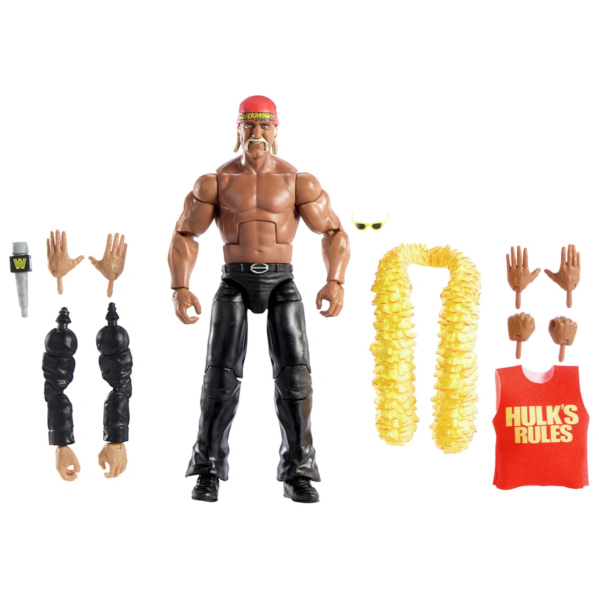 WWE Elite Premium Live Event Hulk Hogan Action Figure Set