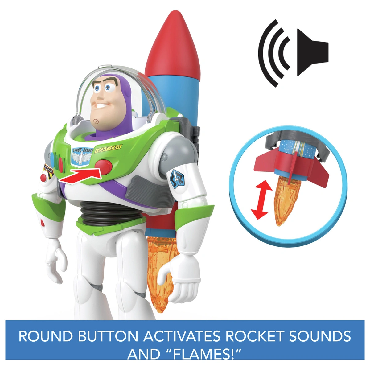 Disney & Pixar Toy Story Rocket Rescue Buzz Lightyear Figure
