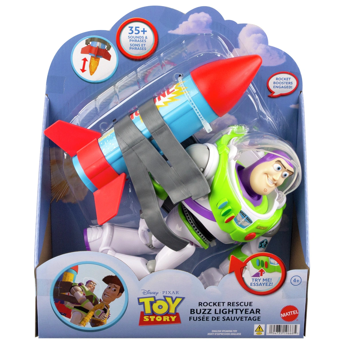 Disney & Pixar Toy Story Rocket Rescue Buzz Lightyear Figure