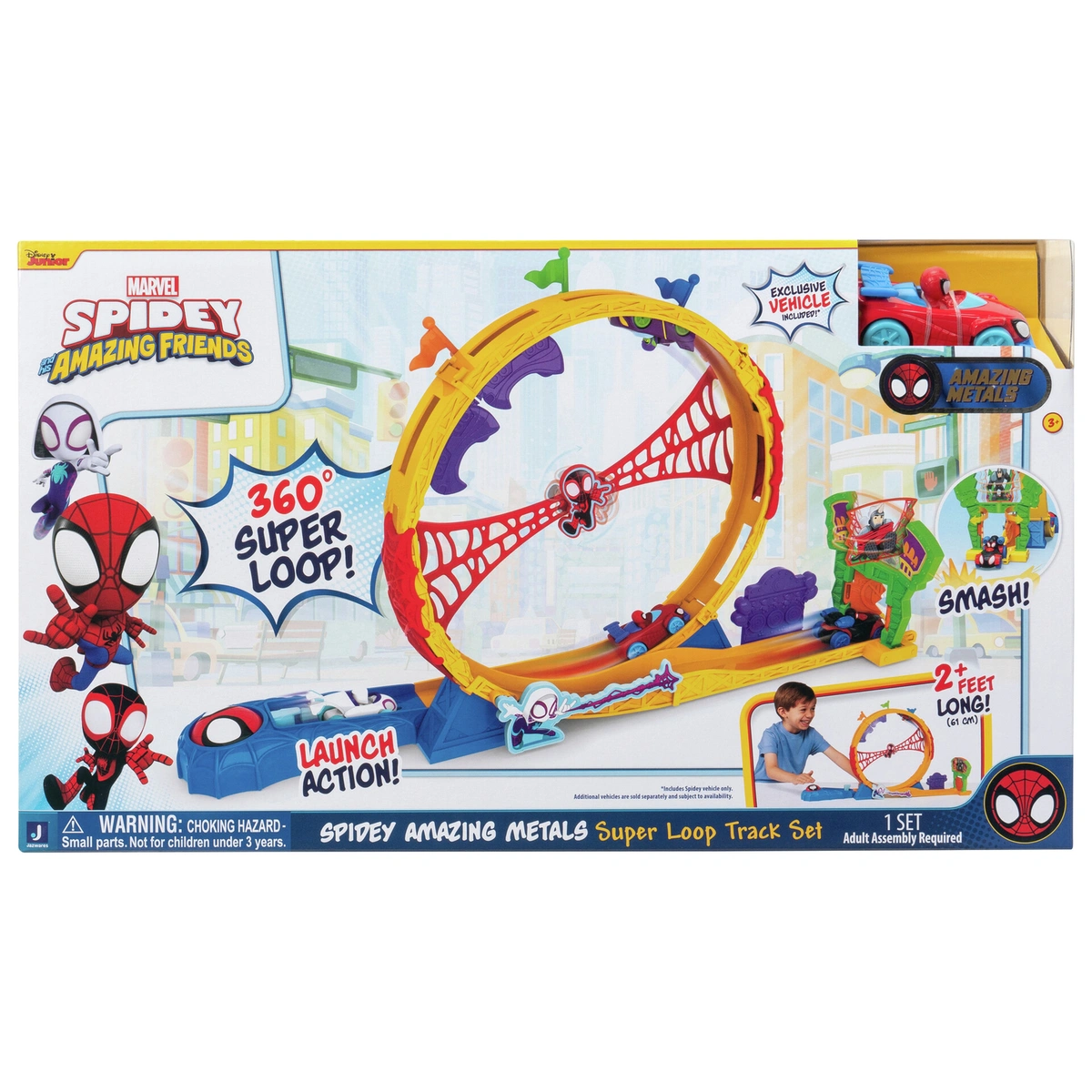 Marvel Spidey and His Amazing Friends Super Loop Track Set