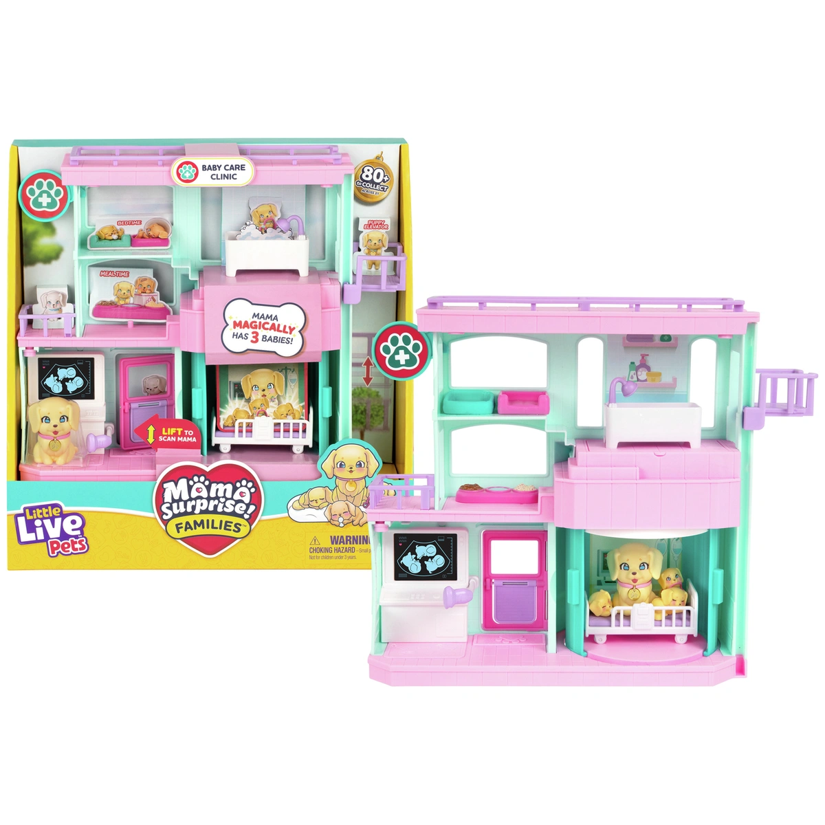 Little Live Pets Mama Surprise Families Baby Care Clinic