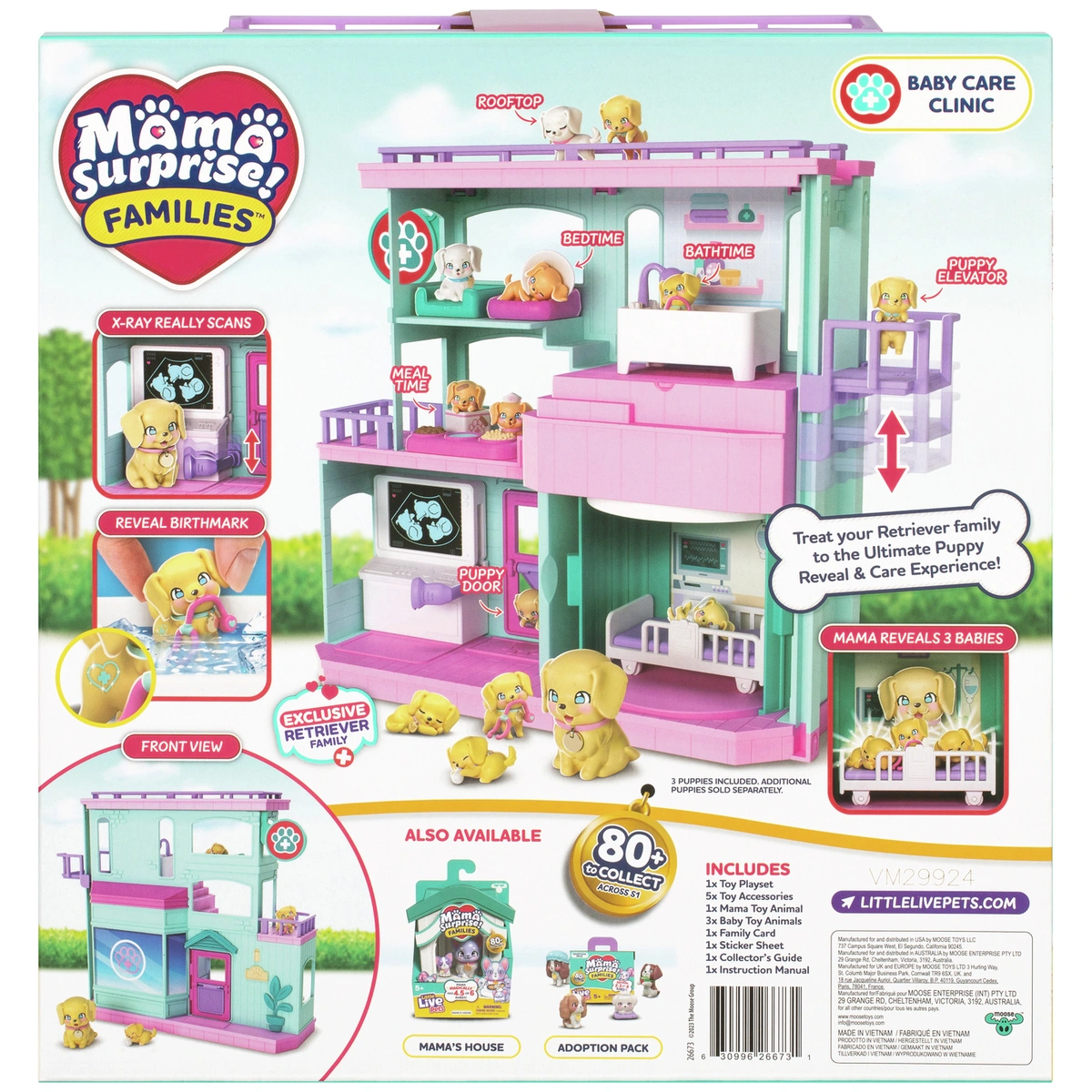 Little Live Pets Mama Surprise Families Baby Care Clinic