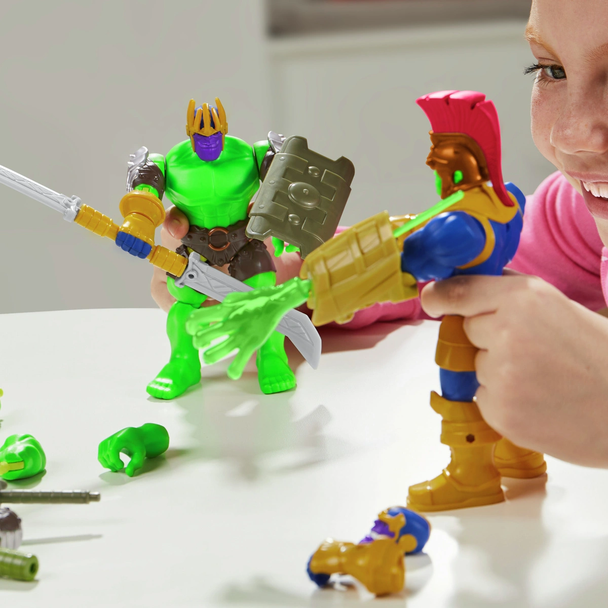Mixmashers Marvel  Hulk Deluxe Figure