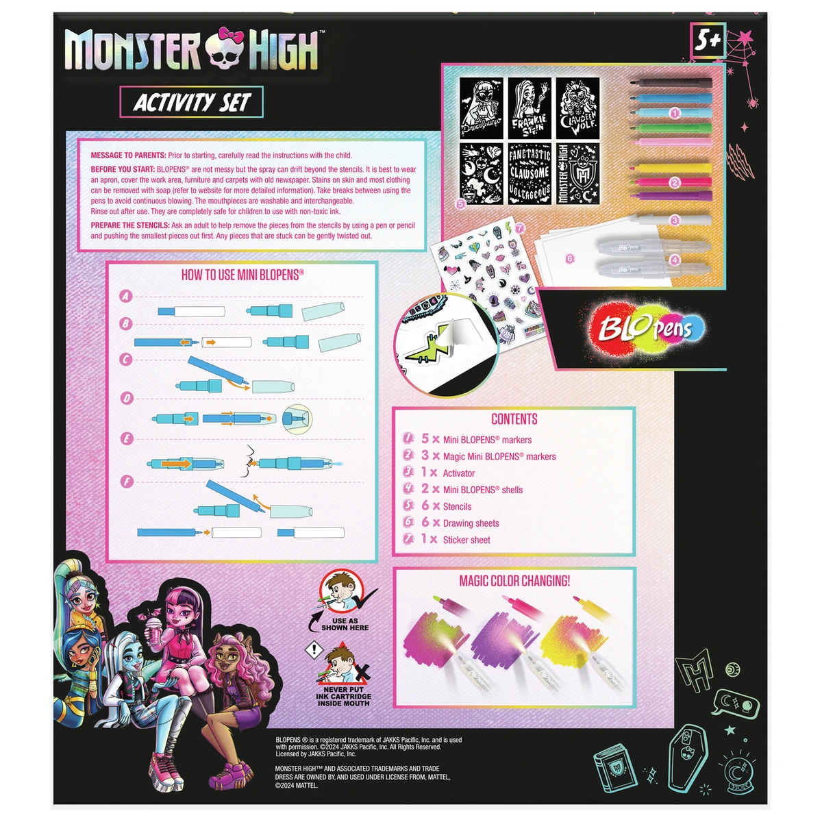 Blopens Monster High Activity Set